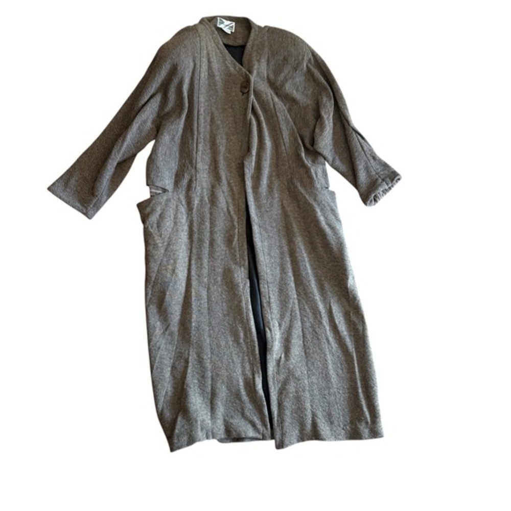 Vintage Lynn French oversized duster cocoon coat - Picture 2 of 10